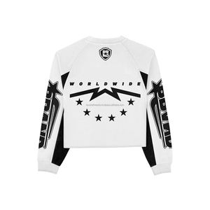 T-shirts personnalisés imprimés effet vieilli délavé à l'acide, 260 g/m² en molleton bouclette, coupe ample, t-shirts surdimensionnés épais pour hommes à manches longues - Product Image 5