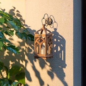 Handcrafted Birch Wood <b>Lanterns</b> with Gothic Design - Wholesale Decorative Wooden <b>Lanterns</b> - Product Image 5