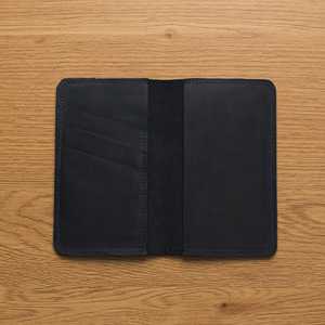 Porte-chéquier en cuir véritable haute capacité avec fentes personnalisées pour cartes, fabricant de portefeuilles pour chéquier, modèle LCR-0145 - Product Image 6