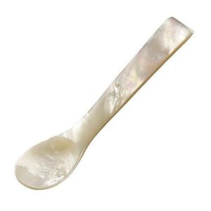 Cuillère à caviar en nacre personnalisée, qualité supérieure, coquille de nacre naturelle pour service gastronomique - Product Image 1