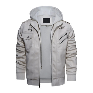 Chaqueta de Cuero de Piel de Oveja para Hombre, Talla y Color Personalizados, con Capucha, Reversible, Impermeable, con Logotipo Frontal, 2026 - Product Image 3
