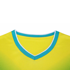 Ensemble de maillots de football unisexe en polyester pour adultes, personnalisable, marque BIN FATEH, noir, rouge, jaune, imprimé numérique, respirant, prix de gros - Product Image 2
