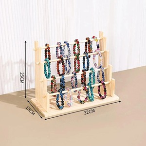 Premium Wooden Bangles And Bracelets Organization Stand <b>For</b> <b>Dressing</b> <b>Table</b> Jewelry Display And Home Decor <b>Storage</b> Rack - Product Image 4