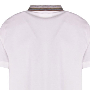 เสื้อโปโลผู้ชายลายทางแนวตั้งผ้าวูลผสมขนสัตว์ถักแบบริบสำหรับฤดูร้อน พร้อมบริการจัดส่ง - Product Image 4