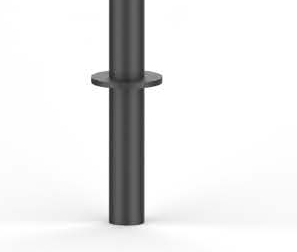 Support de suspension en métal pour jardin, décoration extérieure moderne, finition thermolaquée - Product Image 6