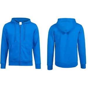 Sweat-shirt à capuche zippé pour homme, couleur orange, coupe classique, en molleton, style décontracté, pour l'automne, en tissu tricoté, couleur unie - Product Image 5