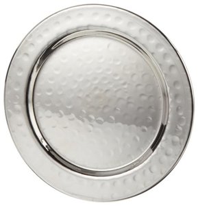 Elegance Hammered <b>4</b> Inch Stainless Steel Coasters <b>Set</b> of <b>4</b> Metal Drink Coasters <b>for</b> Coffee <b>Table</b> <b>Dining</b> Home Decor - Product Image 3