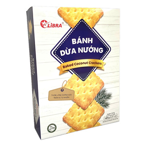 189g Coconut Crunch Cookies – Delicious Sweet Flavor Vietnamese Supplier | Private Label ODM - Product Image 2