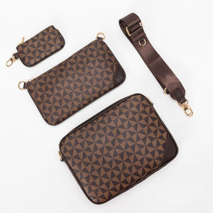 High Quality 2026 New Arrival Unisex <b>Long</b> Strap 3-in-1 Messenger Shoulder <b>Bags</b> Wallet Summer Outdoor Fashion PVC Zipper - Product Image 4