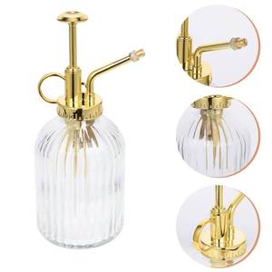Glass Watering Can With Brass Pump For <b>Gardening</b> Durable Design - Product Image 1