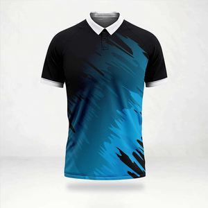 Maillots et chemises de cricket personnalisés |   Logos d'équipe personnalisés 100% polyester Protection UV |   Fournisseur en gros avec motif de drapeau - Product Image 1