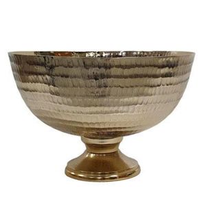Bol décoratif en laiton doré fait main, bol à fruits en métal, centre de table pour la décoration de la maison, bol de service de luxe pour la table, l'hôtel - Product Image 4