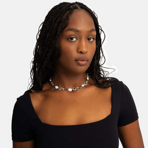 Luxury Multi Shape Moissanite Diamond <b>Necklace</b> 925 Sterling Silver Halo Moissanite Gemstone Choker <b>Necklace</b> for Women - Product Image 3