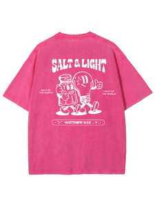 T-shirt en coton surdimensionné imprimé avec logo personnalisé, col rond, manches courtes, impression en relief, jersey respirant, haut tricoté pour homme - Product Image 4