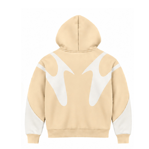 Sudadera con capucha y cremallera completa para hombre, estilo streetwear, con paneles de contraste personalizados, manga larga, informal, de forro polar, con bolsillos laterales. - Product Image 2