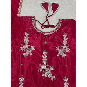 Designer Women's Party Wear <b>Top</b> <b>Lehenga</b> Set with Fancy Dupatta - Product Image 2