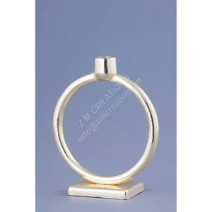 Support à bougie portable antidérapant en métal doré pour mariage, Noël et Pâques - Décoration d'intérieur moderne faite à la main résistante à la chaleur - Product Image 1