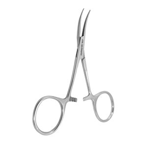 Pinzas hemostáticas Mosquito de 5 pulgadas, curvadas, de acero inoxidable, instrumento quirúrgico multiusos, ideal para enfermeras y personal médico. - Product Image 5