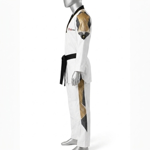 Uniforme de Taekwondo Ligero para Entrenamiento de Taekwondo y Jiu Jitsu, Traje de Artes Marciales Blanco Tradicional para Entrenamiento de Karate - Product Image 3