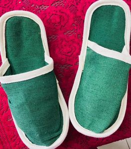 Cotton <b>slipper</b> hotel guest White open toe comfort Eco-friendly disposable guest Soft material Bangladesh made - Product Image 6