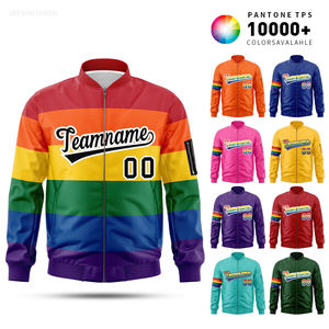 Veste universitaire brodée de haute qualité en gros, idéale pour les uniformes d'équipe - Product Image 1