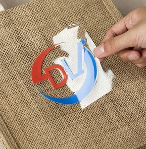 Gold Color Heat Transfer Logo, brand Name Heat Pressed Transfer Sticker for Textile Wholesale Iron on Transfer Clothing - Product Image 5