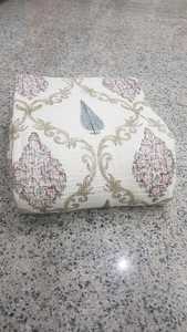 Manta Decorativa Hecha a Mano con Estampado de Bloques en Algodón, Suave para Sofá, Cama, Hogar, Hotel, Venta al Por Mayor, Exportación, OEM, a Granel - Product Image 3