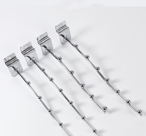 Ganchos Metálicos Cromados al por Mayor, Gancho para Panel Perforado de 5 Puntas, Gancho Personalizado para Panel de Rejilla para Accesorios de Exhibición en Tiendas - Product Image 3