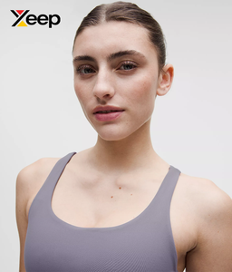 เสื้อชั้นในกีฬาโยคะคุณภาพสูงสำหรับผู้หญิง XEEP รุ่น XC-SB-202 แบบเรียบง่าย ระบายอากาศได้ดี สายปรับได้ แผ่นรองถอดออกได้ รองรับได้ดีเยี่ยม แห้งเร็ว - Product Image 3