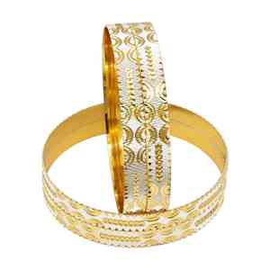 Brazaletes de Latón Chapados en Oro de Dos Tonos, Estilo Sudafricano, Corte Láser, 8MM, CNC, Venta al por Mayor - Product Image 3