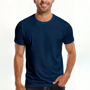T-shirts pour hommes à manches courtes, en coton et polyester, pour l'été, prix de gros abordable, coupe classique, lavables - Product Image 5