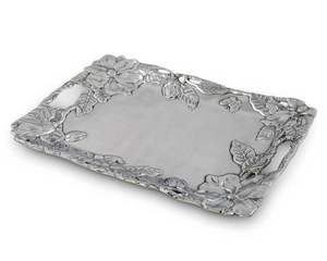 Luxury Handmade Metal <b>Serving</b> <b>Tray</b> with Premium <b>Gold</b> Finish for Elegant Home Decoration and Dining Table Styling Festive Wedding - Product Image 6