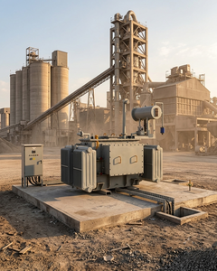 Transformador de Distribución de 1000 kVA, 22kV, 440V, 50Hz, con Bobinado de Cobre, Refrigeración ONAN y Cambiador de Tomas en Seco para la Industria - Product Image 2