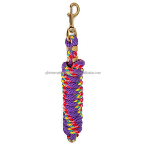 Nylon Horse Lead Rope 3 Meter Heavy Duty Soft Strong Grip Training Rope with Customized Color and Logo - Product Image 1