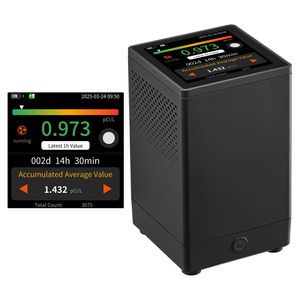 Rilevatore di Radon Ricaricabile per Casa con Display LCD a Colori, Misura da 2Bq a 20kBq/m3, Qualità dell'Aria - Product Image 5