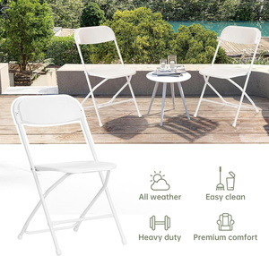Chaise pliante moderne en acier inoxydable - Siège extérieur durable pour jardins, plages, salons, cuisines, espaces publics - Product Image 5