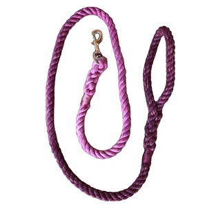Correa de Cuerda para Perro de Primera Calidad, Color Degradado, Hecha a Mano con Algodón - Product Image 1