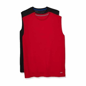 Débardeur de musculation pour hommes, t-shirt de fitness sans manches en coton, style dos en Y - Product Image 2