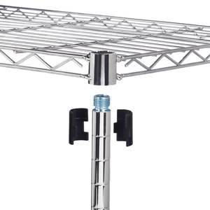 ชั้นวางของจัดเก็บเครื่องสำอางเหล็กชุบโครเมี่ยม5ชั้น180*90*35โครเมี่ยม RT - Product Image 5