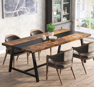 Muebles Modernos para Comedor, Juego de Mesa de Restaurante, Mesa de Comedor Redonda Extensible de Madera y Juego de Sillas, Directo de la India - Product Image 3