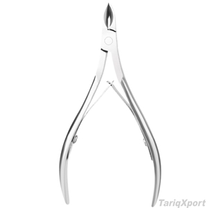 Wholesale Professional Salon Manicure Pedicure Premium High-Grade Durable Stainless Steel Curved Cuticle Nail Clipper Toenail - Product Image 3