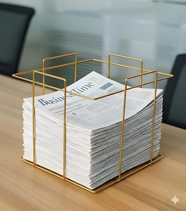 Cesta de Almacenamiento de Metal Negro Premium, Organizador de Alambre Apilable para el Hogar - Product Image 2