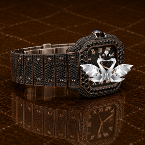 Premium Moissanite Watch Men Full Diamond VVS Stones Stainless Steel Luxury Wristwatch - Product Image 2