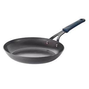 Sartén Antiadherente de Grado Profesional, Resistente, Color Gris Oscuro, Recubierta de Aluminio, con Mango Largo de Silicona, Sartén de Chef - Product Image 1