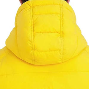 Chaqueta Acolchada Premium para Hombre con Logotipo Personalizado, Chaqueta de Invierno Informal de Manga Larga con Capucha y Cuello Alto, Impermeable - Product Image 6