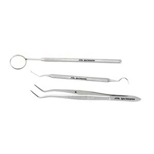 Kit d'examen dentaire et buccal jetable en acier inoxydable de haute qualité – Ensemble d'instruments cliniques essentiels pour usage quotidien - Product Image 3