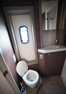 Luxury Catamaran <b>Yacht</b> 8m Fiberglass Hull Inboard Engine Gas Powered 450HP Cruising Leisure Boat UBI 812 - Product Image 5
