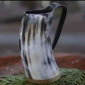 Cuerno para beber hecho a mano, estilo vikingo, muy demandado, para amantes de la cerveza y la cerveza sin gas, disponible a precio de fábrica desde India. - Product Image 3