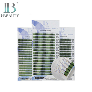 Extensions de cils i-BEAUTY - Cils volumineux ib Premium (3D) individuels, fabriqués à la main en Corée, de haute qualité, naturels et longs. - Product Image 1