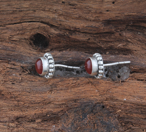 Boucles d'oreilles pendantes rondes en turquoise, en argent sterling 925, avec halo perlé, style vintage bohème, cadeau de luxe, bijoux fins, vente en gros - Product Image 3